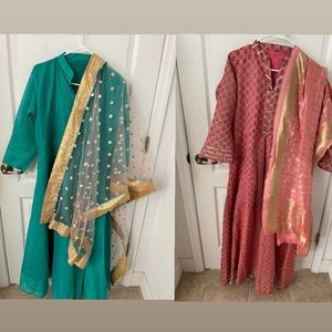 Indian long dress | combo | with dupatta